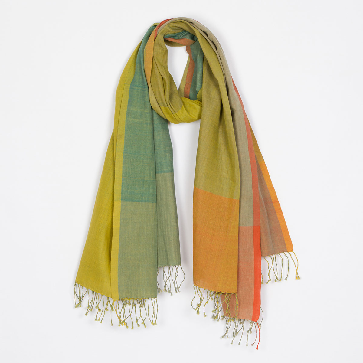 Annaloom | Jamdani Triangles Scarf