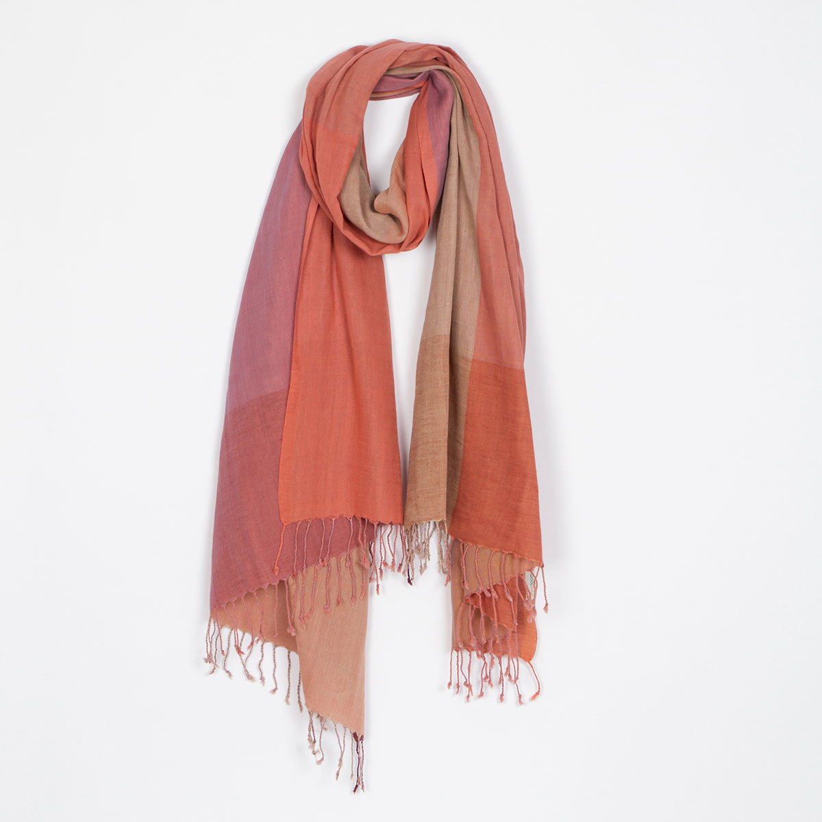 Annaloom | Jamdani Triangles Scarf