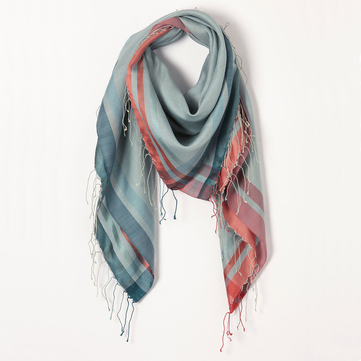 Annaloom | Jamdani Triangles Scarf