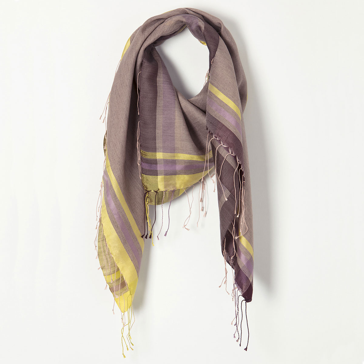 Annaloom | Jamdani Triangles Scarf